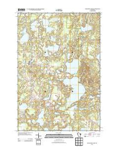 McKenzie Lake Wisconsin Historical topographic map, 1:24000 scale, 7.5 X 7.5 Minute, Year 2013