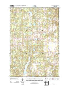 McKinley Wisconsin Historical topographic map, 1:24000 scale, 7.5 X 7.5 Minute, Year 2013