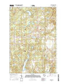 McKinley Wisconsin Current topographic map, 1:24000 scale, 7.5 X 7.5 Minute, Year 2015