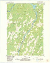 Mc Allister Wisconsin Historical topographic map, 1:24000 scale, 7.5 X 7.5 Minute, Year 1982