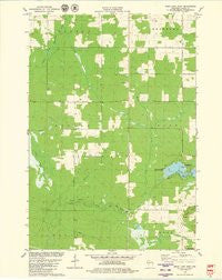 Mead Lake West Wisconsin Historical topographic map, 1:24000 scale, 7.5 X 7.5 Minute, Year 1979