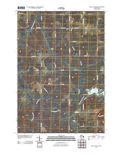 Mead Lake West Wisconsin Historical topographic map, 1:24000 scale, 7.5 X 7.5 Minute, Year 2010