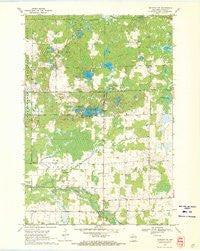 Medford NW Wisconsin Historical topographic map, 1:24000 scale, 7.5 X 7.5 Minute, Year 1970