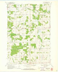 Medford SW Wisconsin Historical topographic map, 1:24000 scale, 7.5 X 7.5 Minute, Year 1969