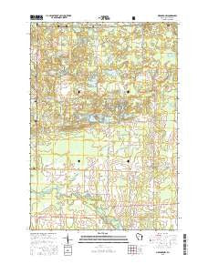 Medford NW Wisconsin Current topographic map, 1:24000 scale, 7.5 X 7.5 Minute, Year 2015