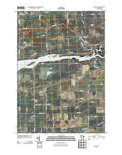 Meehan Wisconsin Historical topographic map, 1:24000 scale, 7.5 X 7.5 Minute, Year 2010