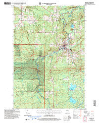 Mellen Wisconsin Historical topographic map, 1:24000 scale, 7.5 X 7.5 Minute, Year 2005