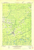 Mellen Wisconsin Historical topographic map, 1:48000 scale, 15 X 15 Minute, Year 1945