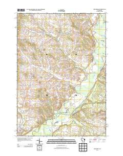 Melrose Wisconsin Historical topographic map, 1:24000 scale, 7.5 X 7.5 Minute, Year 2013