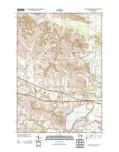 Menomonie North Wisconsin Historical topographic map, 1:24000 scale, 7.5 X 7.5 Minute, Year 2013