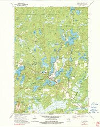Mercer Wisconsin Historical topographic map, 1:24000 scale, 7.5 X 7.5 Minute, Year 1973