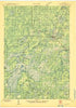 Mercer Wisconsin Historical topographic map, 1:48000 scale, 15 X 15 Minute, Year 1945