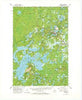 Mercer Wisconsin Historical topographic map, 1:62500 scale, 15 X 15 Minute, Year 1955