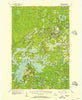 Mercer Wisconsin Historical topographic map, 1:62500 scale, 15 X 15 Minute, Year 1955