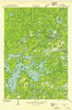 Mercer Wisconsin Historical topographic map, 1:48000 scale, 15 X 15 Minute, Year 1940