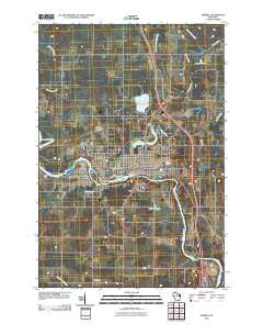 Merrill Wisconsin Historical topographic map, 1:24000 scale, 7.5 X 7.5 Minute, Year 2010