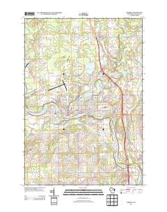 Merrill Wisconsin Historical topographic map, 1:24000 scale, 7.5 X 7.5 Minute, Year 2013