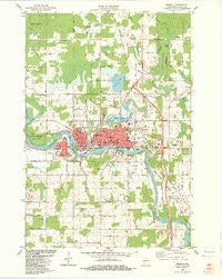 Merrill Wisconsin Historical topographic map, 1:24000 scale, 7.5 X 7.5 Minute, Year 1982