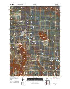 Merrillan Wisconsin Historical topographic map, 1:24000 scale, 7.5 X 7.5 Minute, Year 2010
