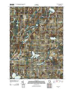 Merton Wisconsin Historical topographic map, 1:24000 scale, 7.5 X 7.5 Minute, Year 2010
