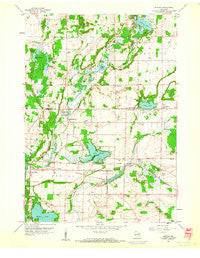 Merton Wisconsin Historical topographic map, 1:24000 scale, 7.5 X 7.5 Minute, Year 1959