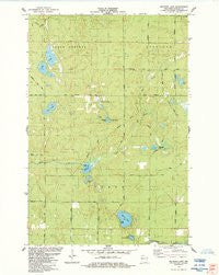 Metzger Lake Wisconsin Historical topographic map, 1:24000 scale, 7.5 X 7.5 Minute, Year 1984