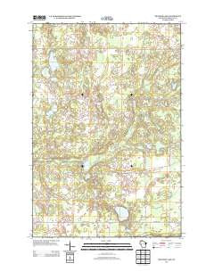 Metzger Lake Wisconsin Historical topographic map, 1:24000 scale, 7.5 X 7.5 Minute, Year 2013