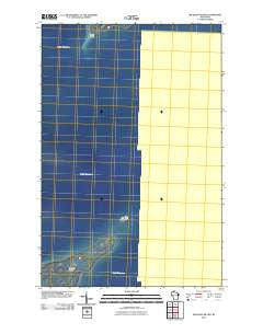 Michigan Island Wisconsin Historical topographic map, 1:24000 scale, 7.5 X 7.5 Minute, Year 2010
