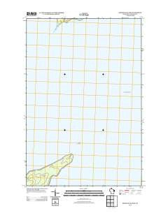Michigan Island Wisconsin Historical topographic map, 1:24000 scale, 7.5 X 7.5 Minute, Year 2013