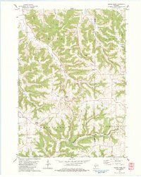 Middle Ridge Wisconsin Historical topographic map, 1:24000 scale, 7.5 X 7.5 Minute, Year 1983