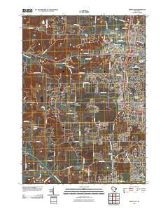 Middleton Wisconsin Historical topographic map, 1:24000 scale, 7.5 X 7.5 Minute, Year 2010