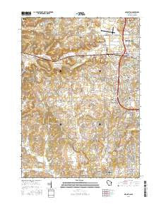 Middleton Wisconsin Current topographic map, 1:24000 scale, 7.5 X 7.5 Minute, Year 2016