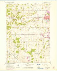 Middleton Wisconsin Historical topographic map, 1:24000 scale, 7.5 X 7.5 Minute, Year 1962