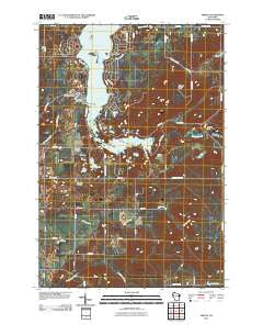 Mikana Wisconsin Historical topographic map, 1:24000 scale, 7.5 X 7.5 Minute, Year 2010