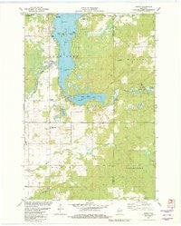 Mikana Wisconsin Historical topographic map, 1:24000 scale, 7.5 X 7.5 Minute, Year 1981