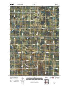 Milan Wisconsin Historical topographic map, 1:24000 scale, 7.5 X 7.5 Minute, Year 2010