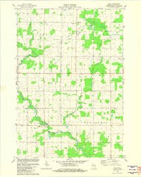 Milan Wisconsin Historical topographic map, 1:24000 scale, 7.5 X 7.5 Minute, Year 1981