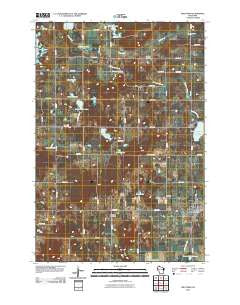 Milltown Wisconsin Historical topographic map, 1:24000 scale, 7.5 X 7.5 Minute, Year 2010