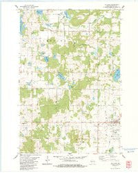 Milltown Wisconsin Historical topographic map, 1:24000 scale, 7.5 X 7.5 Minute, Year 1983