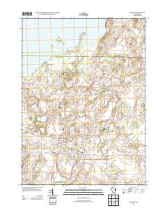 Milton Wisconsin Historical topographic map, 1:24000 scale, 7.5 X 7.5 Minute, Year 2013