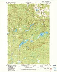 Mineral Lake Wisconsin Historical topographic map, 1:24000 scale, 7.5 X 7.5 Minute, Year 1984