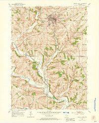 Mineral Point Wisconsin Historical topographic map, 1:24000 scale, 7.5 X 7.5 Minute, Year 1952