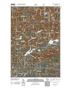 Mineral Lake Wisconsin Historical topographic map, 1:24000 scale, 7.5 X 7.5 Minute, Year 2011