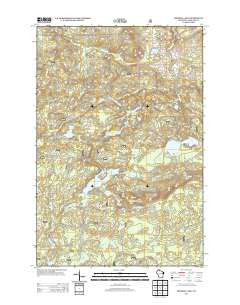 Mineral Lake Wisconsin Historical topographic map, 1:24000 scale, 7.5 X 7.5 Minute, Year 2013
