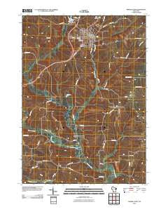Mineral Point Wisconsin Historical topographic map, 1:24000 scale, 7.5 X 7.5 Minute, Year 2010