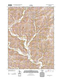Mineral Point Wisconsin Historical topographic map, 1:24000 scale, 7.5 X 7.5 Minute, Year 2013