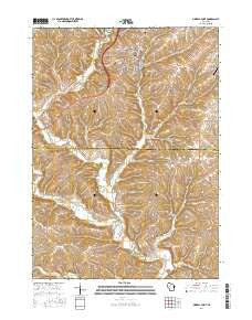 Mineral Point Wisconsin Current topographic map, 1:24000 scale, 7.5 X 7.5 Minute, Year 2016