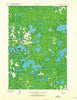 Minocqua Wisconsin Historical topographic map, 1:48000 scale, 15 X 15 Minute, Year 1938