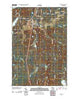 Minong Wisconsin Historical topographic map, 1:24000 scale, 7.5 X 7.5 Minute, Year 2010
