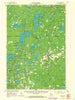 Minong Wisconsin Historical topographic map, 1:62500 scale, 15 X 15 Minute, Year 1965